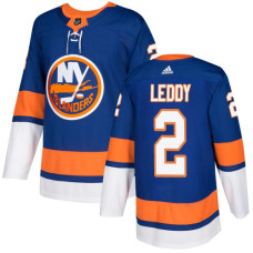 #2 Nick Leddy Royal Blue Home Authentic Stitched Jersey