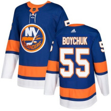 #55 Johnny Boychuk Royal Blue Home Authentic Stitched Jersey