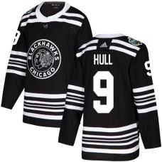 #9 Bobby Hull Black Authentic 2019 Winter Classic Stitched Jersey