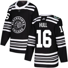 #16 Bobby Hull Black Authentic 2019 Winter Classic Stitched Jersey