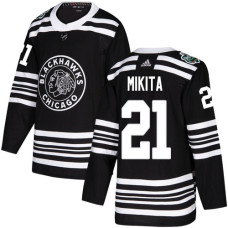 #21 Stan Mikita Black Authentic 2019 Winter Classic Stitched Jersey