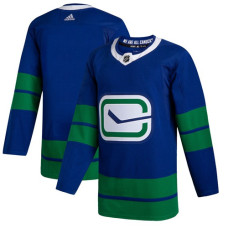 Blank Blue Alternate Authentic Stitched Hockey Jersey