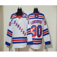 #30 Henrik Lundqvist White Stitched Jersey