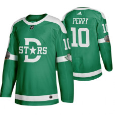 10 Corey Perry Green 2020 Winter Classic Jersey