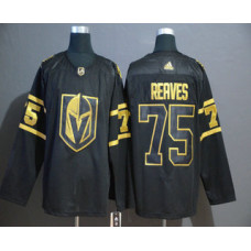 #75 Ryan Reaves Black Golden Stitched Jersey
