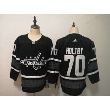Capitals 70 Braden Holtby Black 2019 All-Star Game Parley Authentic Player Jersey