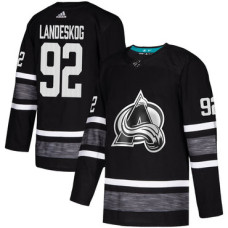 #92 Gabriel Landeskog Black Authentic 2019 All-Star Stitched Hockey Jersey