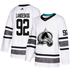 #92 Gabriel Landeskog White Authentic 2019 All-Star Stitched Hockey Jersey