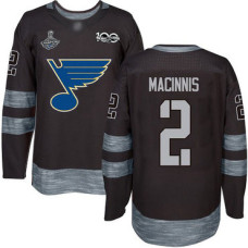 #2 Al MacInnis Black 1917-2017 100th Anniversary Stanley Cup Champions Stitched Hockey Jersey