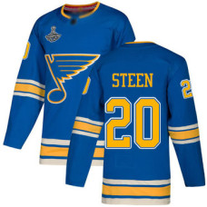 #20 Alexander Steen Blue Alternate Authentic Stanley Cup Champions Stitched Hockey Jersey