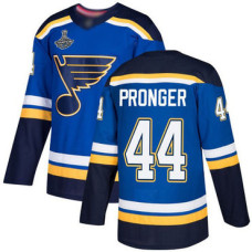 #44 Chris Pronger Blue Home Authentic Stanley Cup Champions Stitched Hockey Jersey