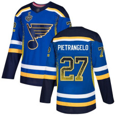 #27 Alex Pietrangelo Blue Home Authentic Drift Fashion 2019 Stanley Cup Final Bound Stitched Hockey Jersey