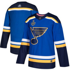 Blank Blue Home Authentic 2019 Stanley Cup Final Bound Stitched Hockey Jersey