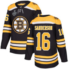 #16 Derek Sanderson Black Home Authentic 2019 Stanley Cup Final Bound Stitched Hockey Jersey