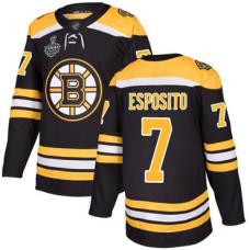 #7 Phil Esposito Black Home Authentic 2019 Stanley Cup Final Bound Stitched Hockey Jersey