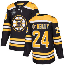 #24 Terry O'Reilly Black Home Authentic 2019 Stanley Cup Final Bound Stitched Hockey Jersey