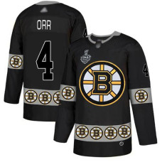 #4 Bobby Orr Black Authentic Team Logo Fashion 2019 Stanley Cup Final Bound Stitched Hockey Jersey