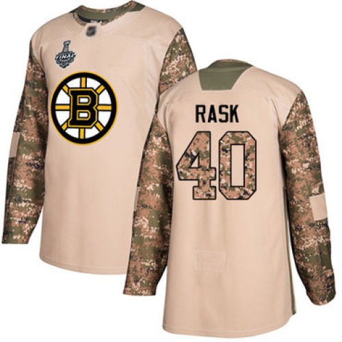 NHL on X: Close-up of Tuukka Rask's camo warm-up jersey on Military  Appreciation Day in Boston.  / X