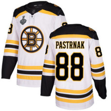 #88 David Pastrnak White Road Authentic 2019 Stanley Cup Final Bound Stitched Hockey Jersey