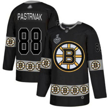 #88 David Pastrnak Black Authentic Team Logo Fashion 2019 Stanley Cup Final Bound Stitched Hockey Jersey