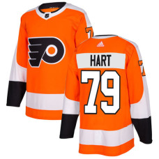 #79 Carter Hart Orange Home Authentic Stitched Jersey