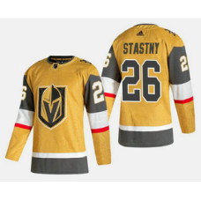 #26 Paul Stastny Gold 2020-21 Alternate Stitched Jersey