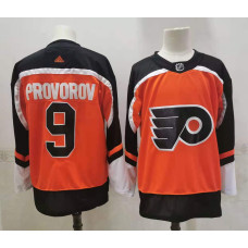 #9 Ivan Provorov Orange 2020-21 Stitched Jersey
