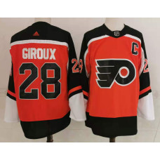 #28 Claude Giroux Orange 2020-21 Stitched Jersey
