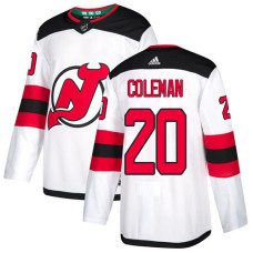 #20 Blake Coleman Authentic White Jersey