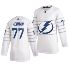 #77 Victor Hedman White 2020 All-Star Game Jersey