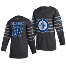 #37 Connor Hellebuyck Gray 2020 All-Star Game Jersey