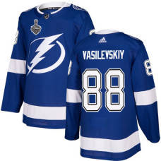 #88 Andrei Vasilevskiy Blue Home Authentic 2020 Stanley Cup Final Stitched Jersey