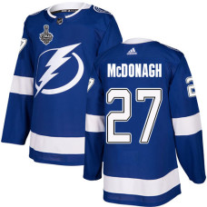 #27 Ryan McDonagh Blue Home Authentic 2020 Stanley Cup Final Stitched Jersey