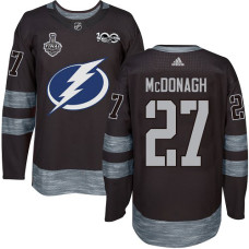 #27 Ryan McDonagh Black 1917-2017 100th Anniversary 2020 Stanley Cup Final Stitched Jersey