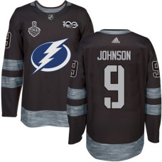 #9 Tyler Johnson Black 1917-2017 100th Anniversary 2020 Stanley Cup Final Stitched Jersey