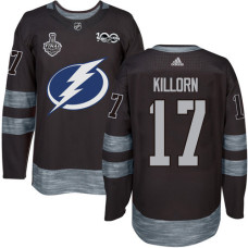 #17 Alex Killorn Black 1917-2017 100th Anniversary 2020 Stanley Cup Final Stitched Jersey