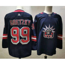 #99 Wayne Gretzky Navy Blue 2020-21 Stitched Jersey