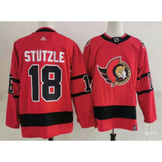 #18 Tim Stutzle Red 2021 Retro Stitched Jersey