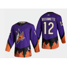 #12 Paul Bissonnette Reverse Retro 2020-21 Authentic Purple Jersey
