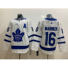 #16 Mitchell Marner White With A Patch Stitched Jersey