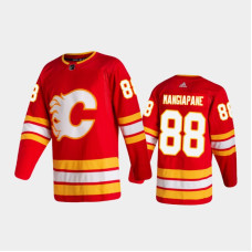 #88 Andrew Mangiapane Home Red 2020-21 Authentic Jersey