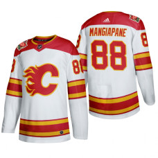 #88 Andrew Mangiapane Authentic 2019 Heritage Classic White Jersey