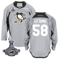 Kris Letang #58 Gray 2016 Stanley Cup Finals Jersey