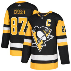 Sidney Crosby #87 Black/Gold Alternate Jersey
