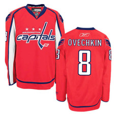 Alex Ovechkin #8 Red Home Jersey