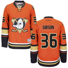 #36 John Gibson Orange Hockey Alternate Premier Jersey