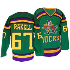 #67 Rickard Rakell Green Premier Ice Hockey Throwback Jersey