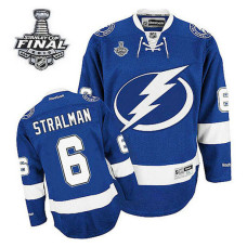 Anton Stralman #6 Royal Blue 2015 Stanley Cup Home Jersey