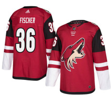 #36 Maroon Authentic Home Christian Fischer Jersey