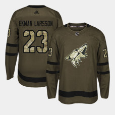 #23 Camo Salute To Service Oliver Ekman-Larsson Jersey